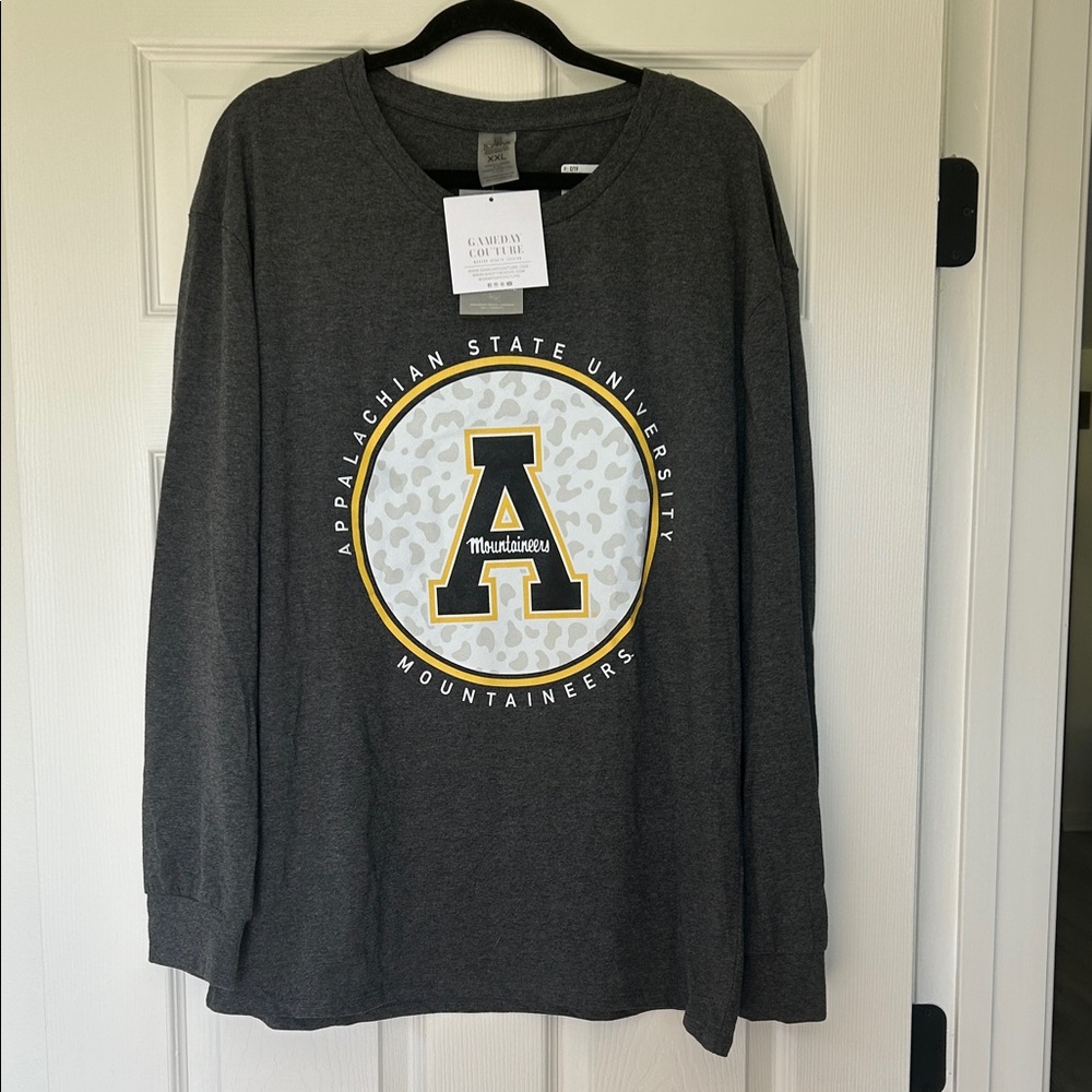 Appalachian State University Gray Long Sleeve Shirt